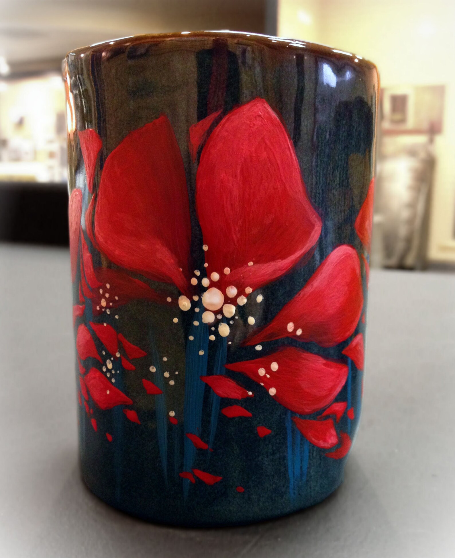 Custom Hand Painted Ceramic Mugs 2 Etsy