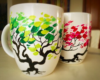 Trees in All Colors - Coffee Mugs (2)