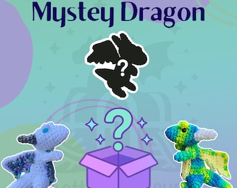 Dragon Adoption Mystery | Handmade Fantasy Plushie | Stuffed Animal Gift | One of a Kind