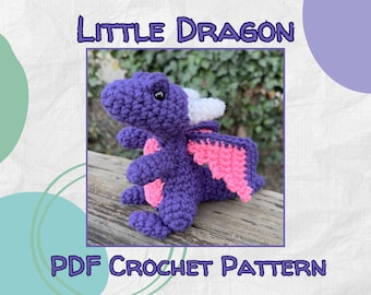 PATTERN-Little Dragon-Crochet