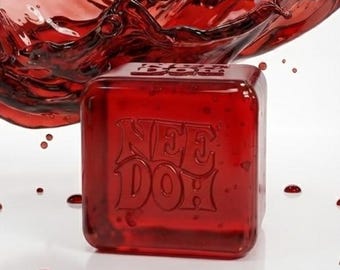 Jouet anti-stress NeeDoh, spongieux inspiré du Dr Pepper, cube sensoriel souple, jouet de soulagement de l'anxiété de bureau