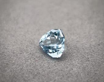 6.83 ct Natural Sky Blue Topaz | Fancy Trillion Cut