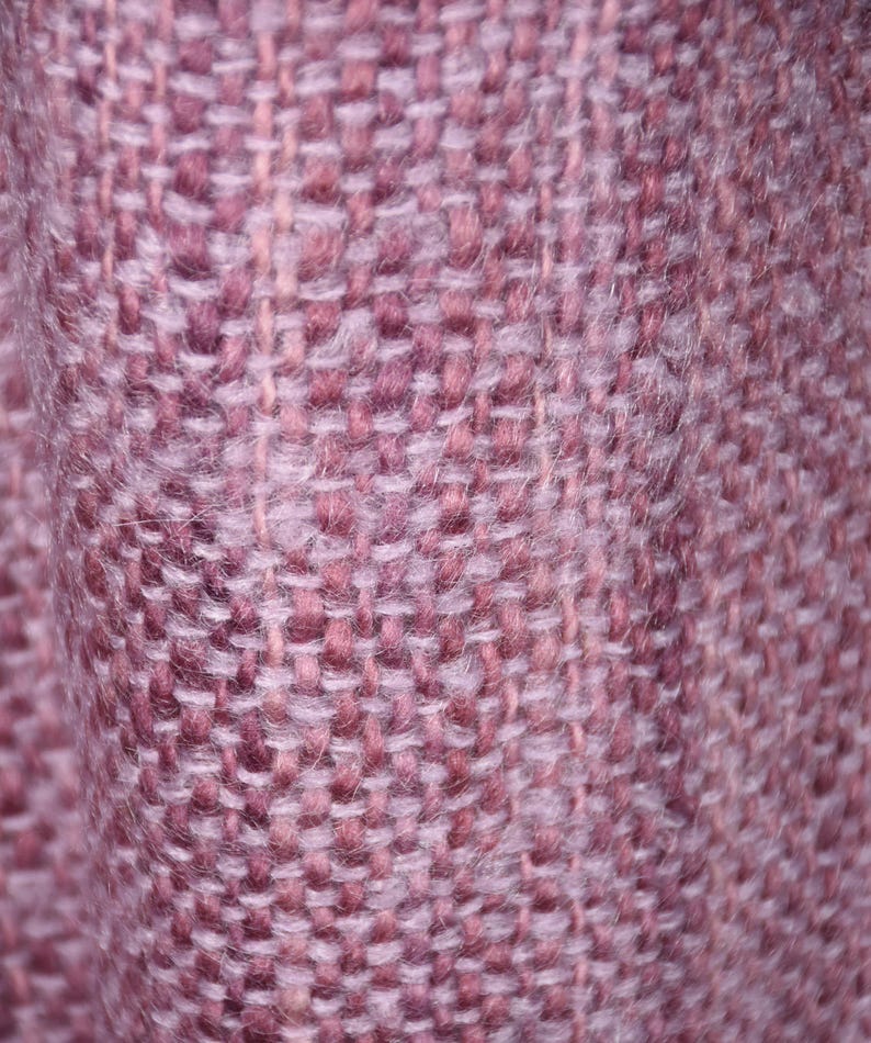 Handwoven Scarf Manos Mauve Wool Lavender Mohair - Etsy Australia