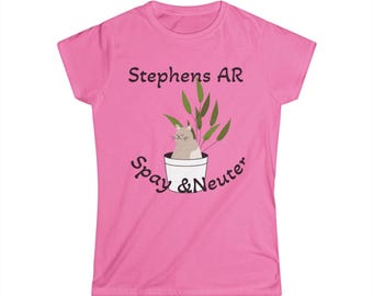 Cat in Planter Tee | Botanical Cat Illustration