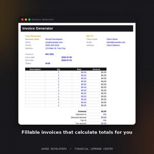 Small Business Finance Tracker, Income Expense Dashboard (Digital Download) image 4
