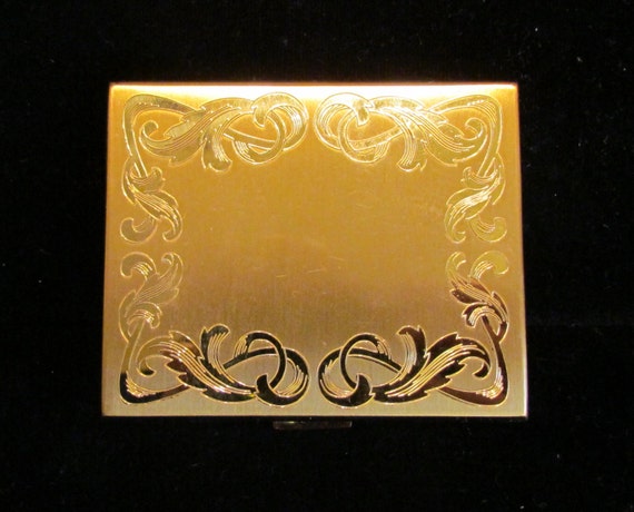 Vintage Compact Powder Compact Mirror Compact Elgi