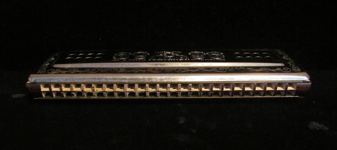 1930s Vintage Hohner Echo Harp Harmonica Tremolo Harmonica Etsy