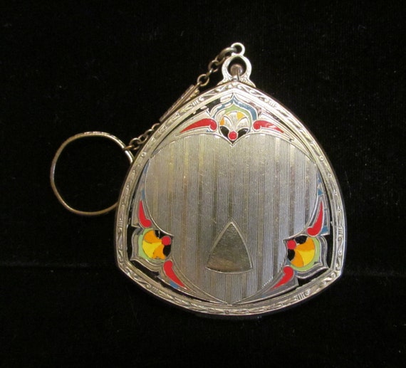 1920s Dance Compact Ring Compact Evans Double Comp