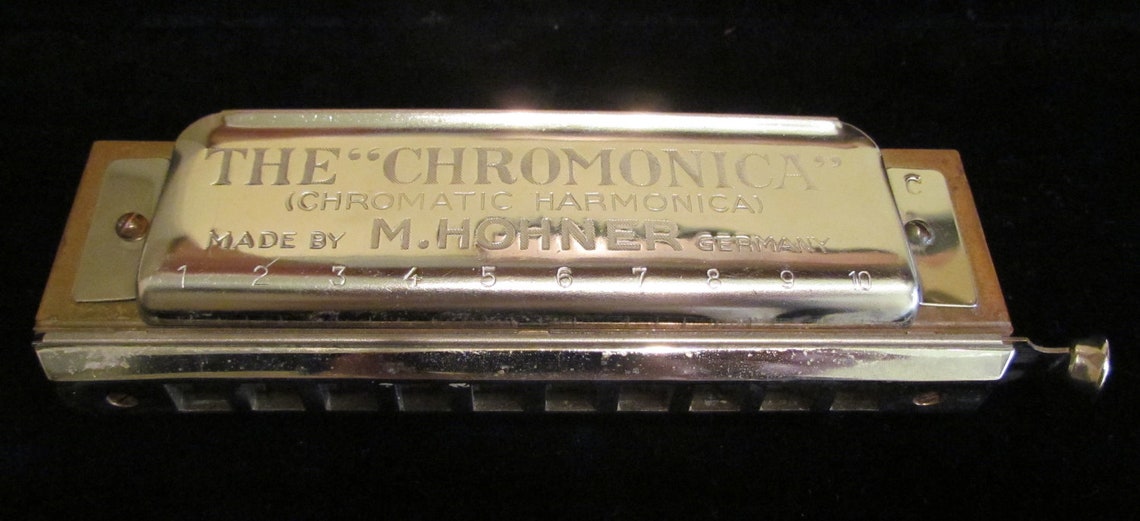 Vintage Hohner Chromonica Chromatic Harmonica Model 260 Key of Etsy