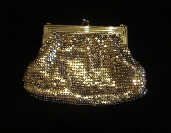 Vintage Mesh Purse Silver Mesh Purse Whiting and … - image 3