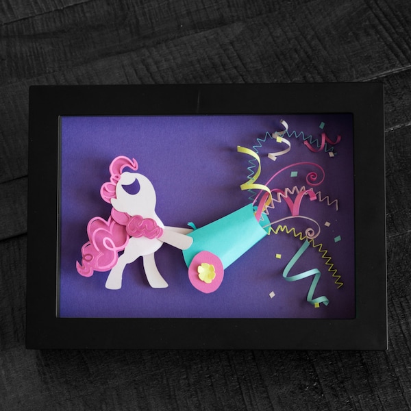 My Little Pony - Pinkie Pie Party Cannon - Shadow Box