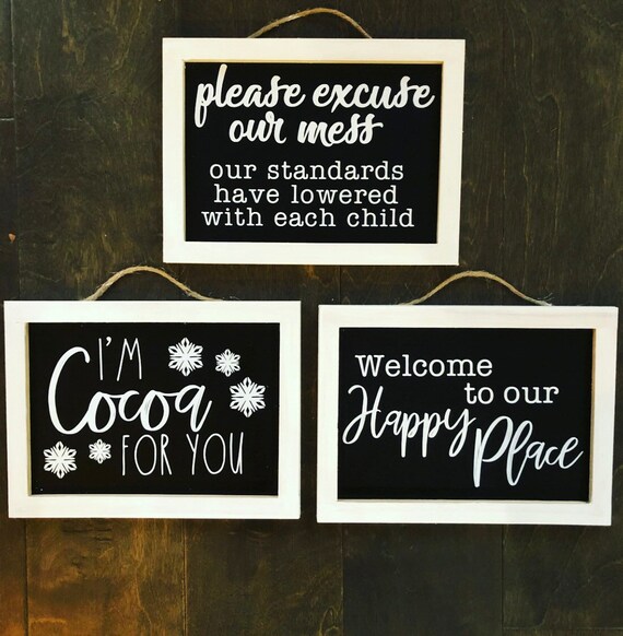 Chalkboard decorative signs. Chalkboard decorative signs.