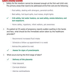 Guide d'étude complet de questions-réponses pour la préparation à l'examen ATI PN Maternel Nouveau-né CMS 2026
