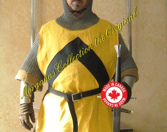 Medieval Knight Heraldry SCA Surcoat Tunic Tabard Norman Knight