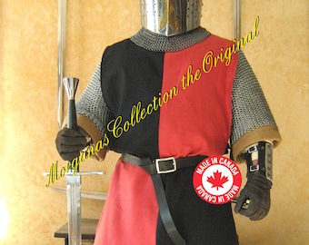 Knight Heraldry Surcoat Tunic Tabard Norman Heraldry Quarterly Style