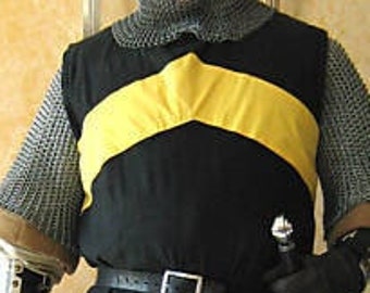 Medieval Knight Men-at-arms SCA Slitted Surcoat