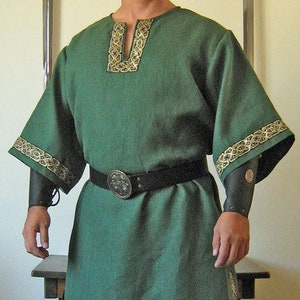 Medieval Celtic Viking Mid-arms Sleeves Shirt Deluxe - Etsy