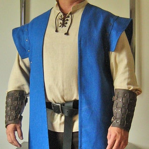 Medieval Celtic Lord King Sleeveless Mid-calf Coat Vest Jacket - Etsy