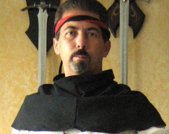 Medieval Historical Peasant Monk Jester Mantle Reversible