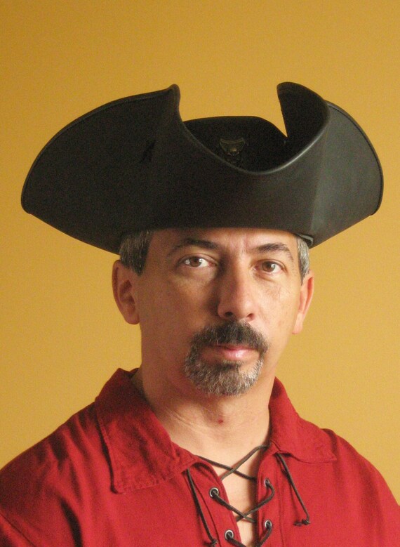Tricorn Hat Renaissance SCA Captain Big 