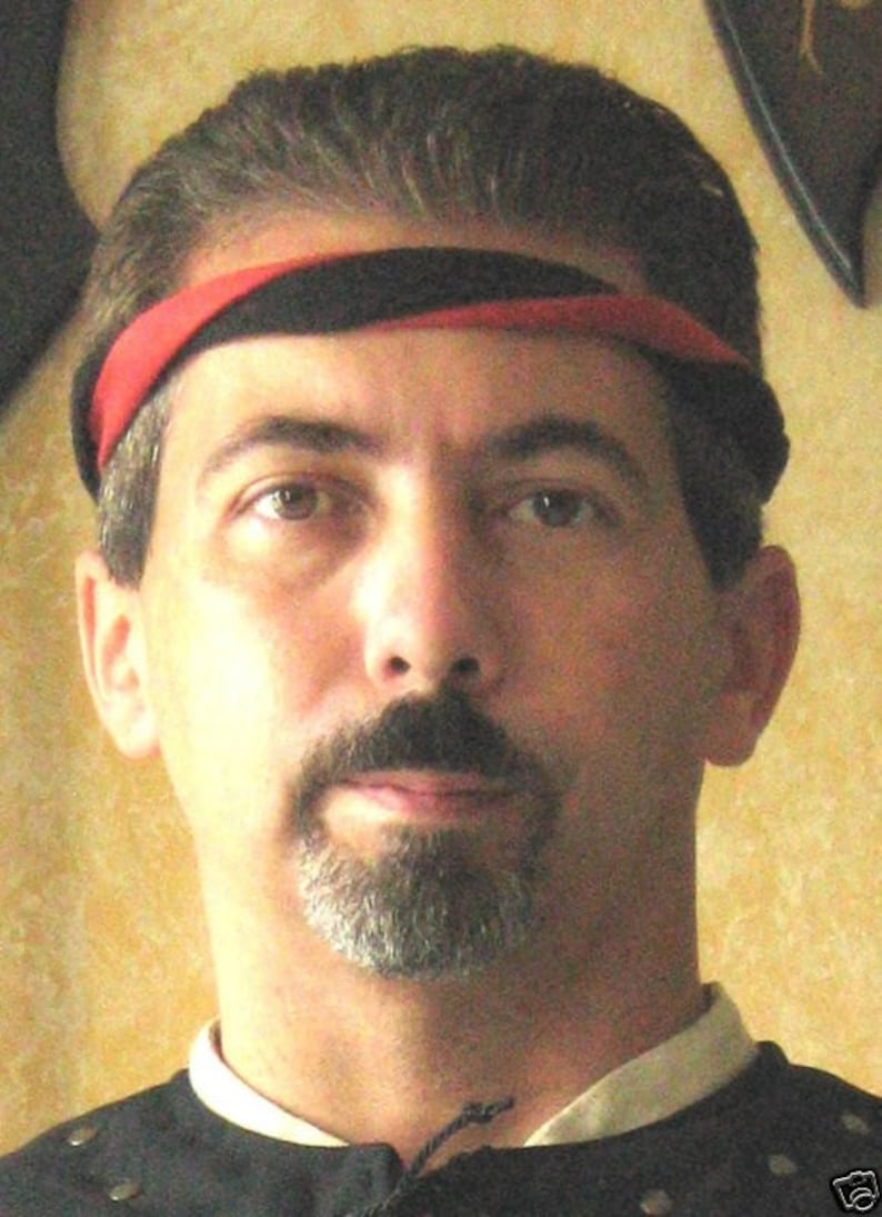 Medieval Celtic SCA Men-at-Arms Knight 2 Colors Headband