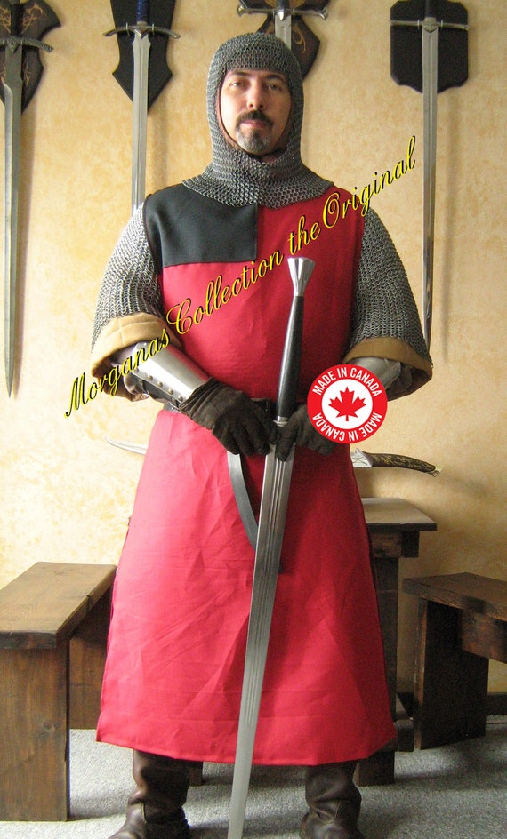 Medieval knight deals tunic