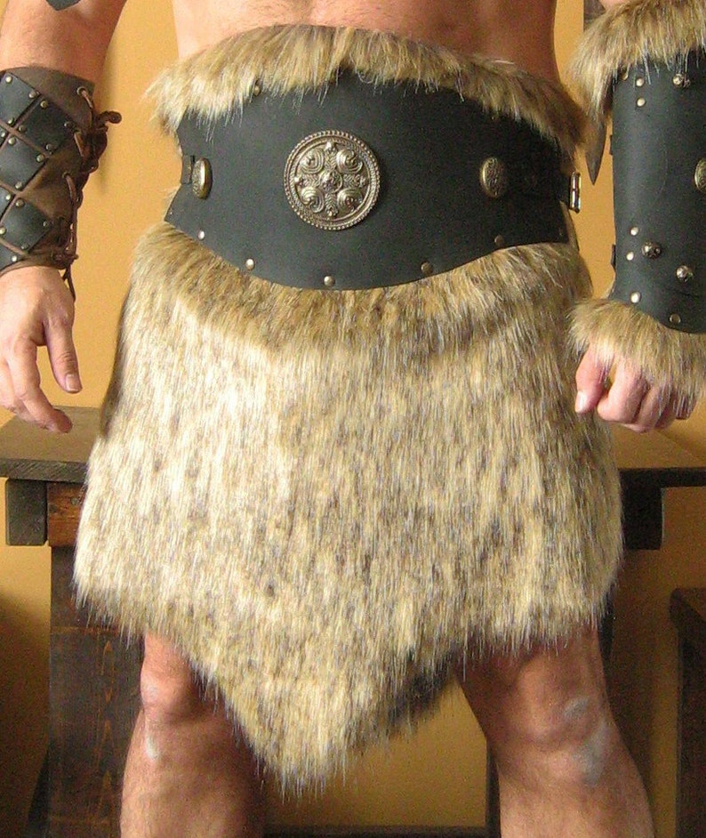 Medieval Celtic Viking Mercenary Leather Belt Deluxe