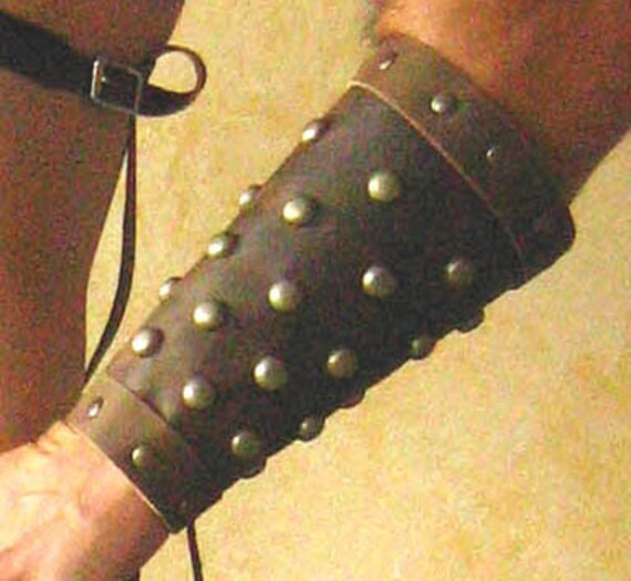 Medieval Samurai Leather Armor  Leather Bracer Armor Medieval - Long  Cosplay Costume - Aliexpress