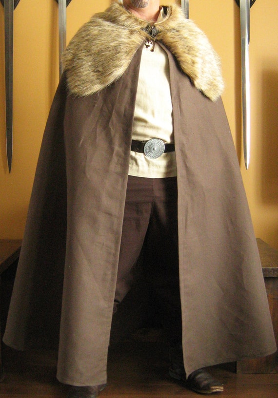 Medieval Celtic Viking Cloak Cape.
