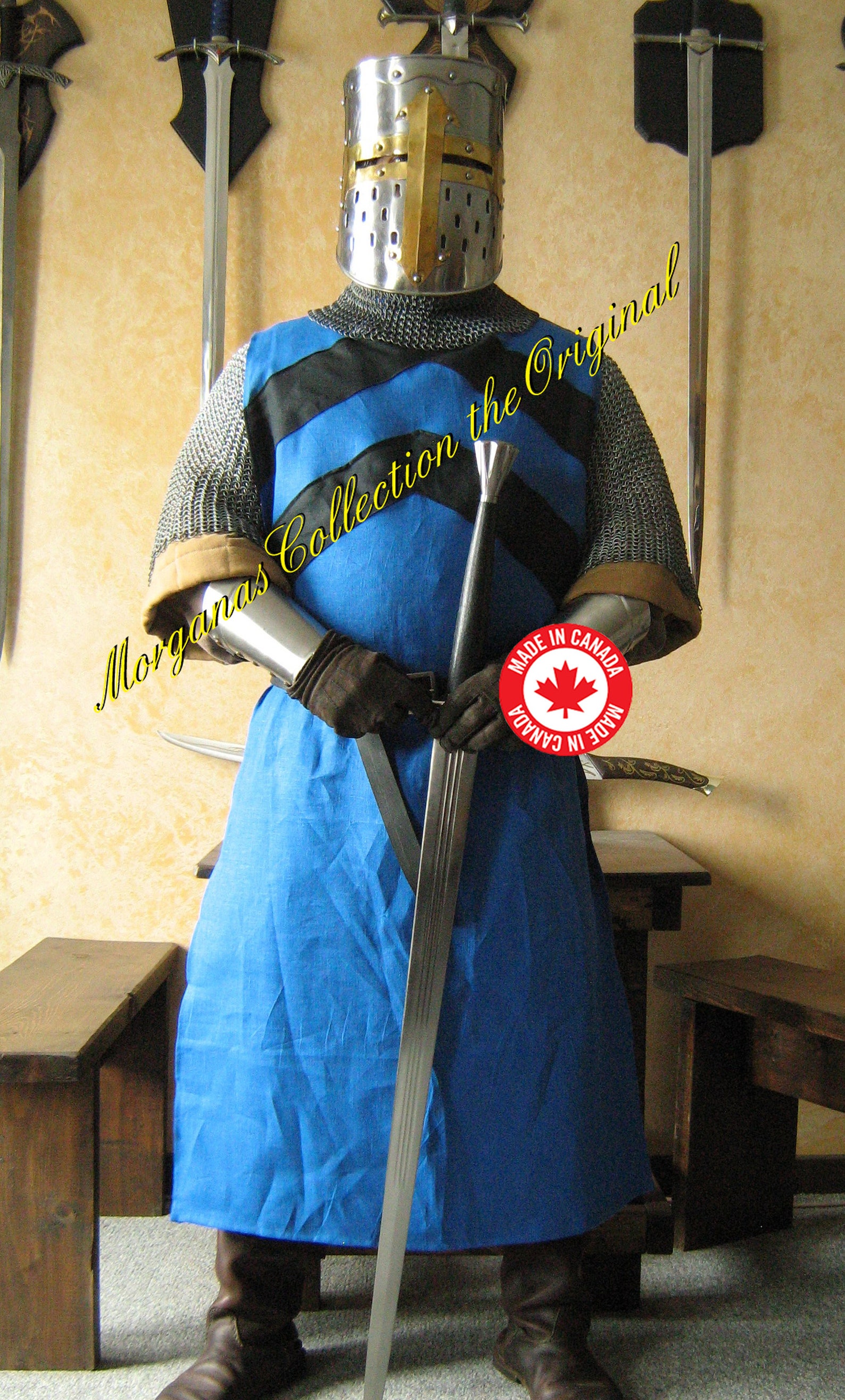 Medieval Knight Heraldry SCA Surcoat Tunic Tabard Etsy