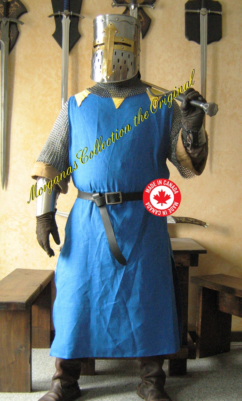 Surcoat Medieval Knight Heraldry SCA Tunic Tabard