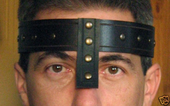 Medieval Barbarian Gladiator Leather Headband