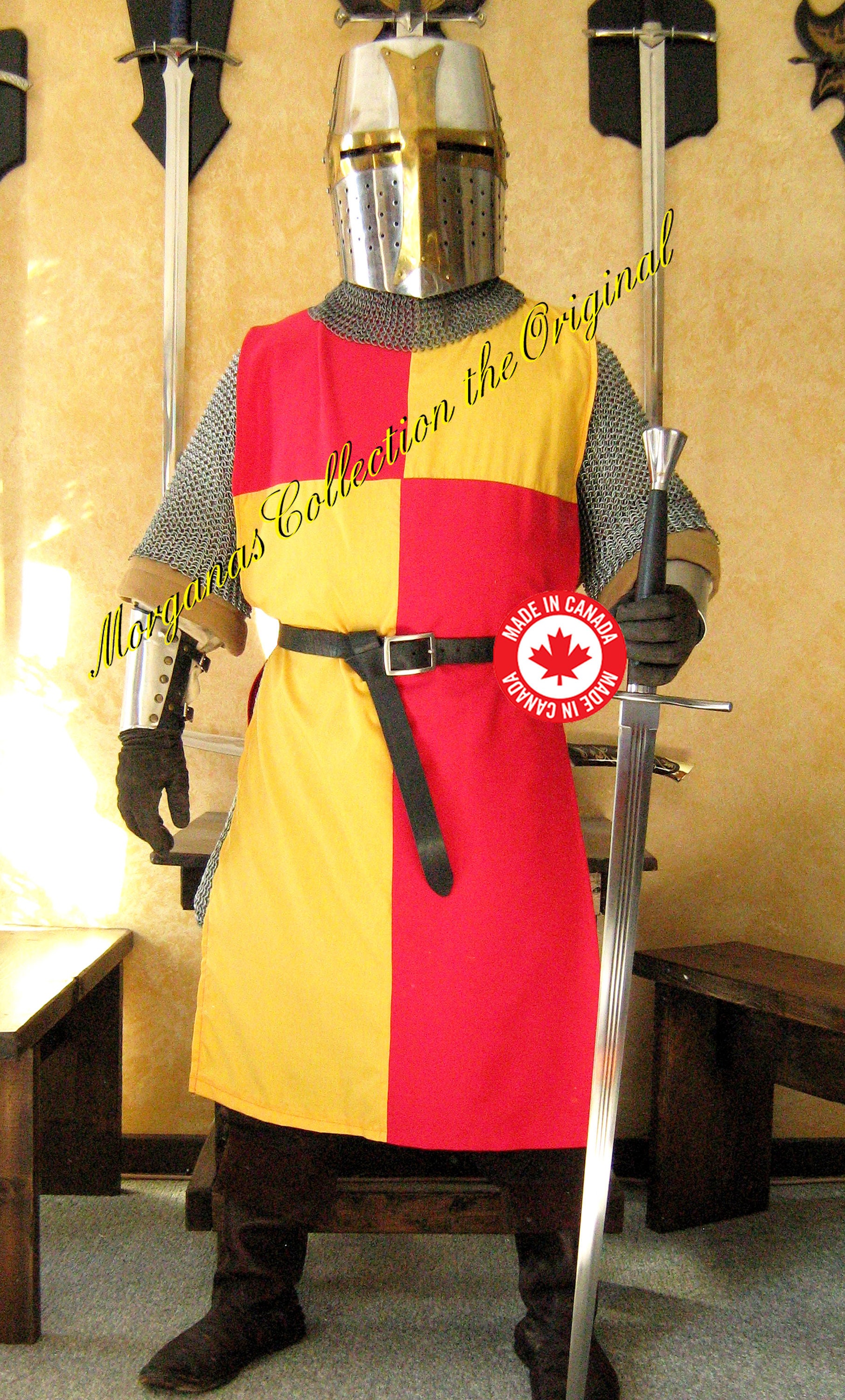 Crusader Knight Medieval Norman Knight Heraldry Surcoat Tunic - Etsy Sweden