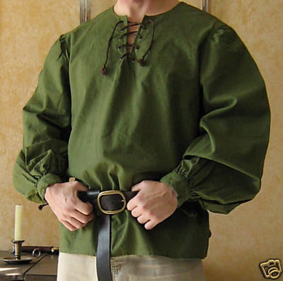 Medieval Celtic Viking Long Sleeves Renaissance Shirt