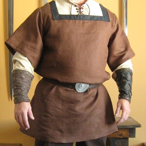 Medieval Celtic Viking Norman Shirt Mid-Arms Sleeves