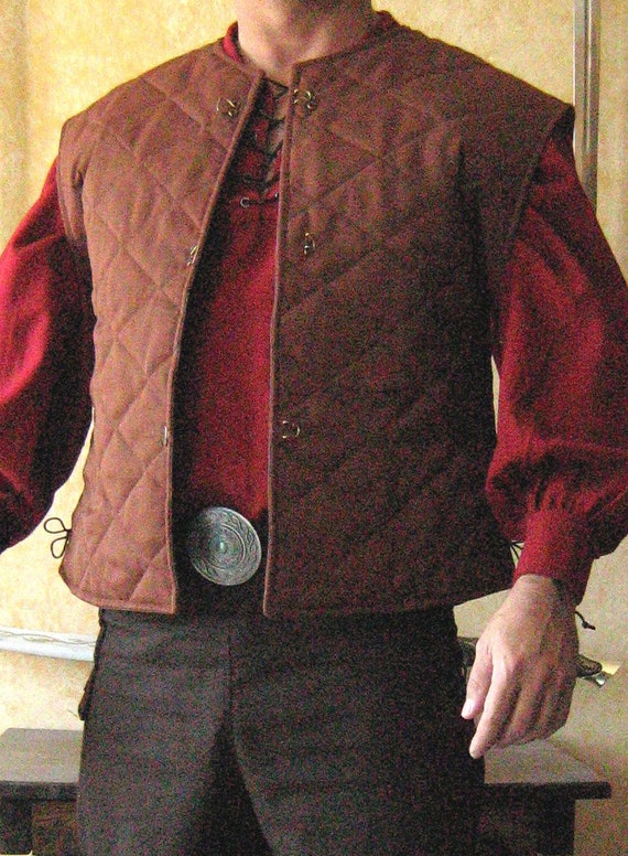 Medieval Armor Short Sleeveless Gambeson Deluxe