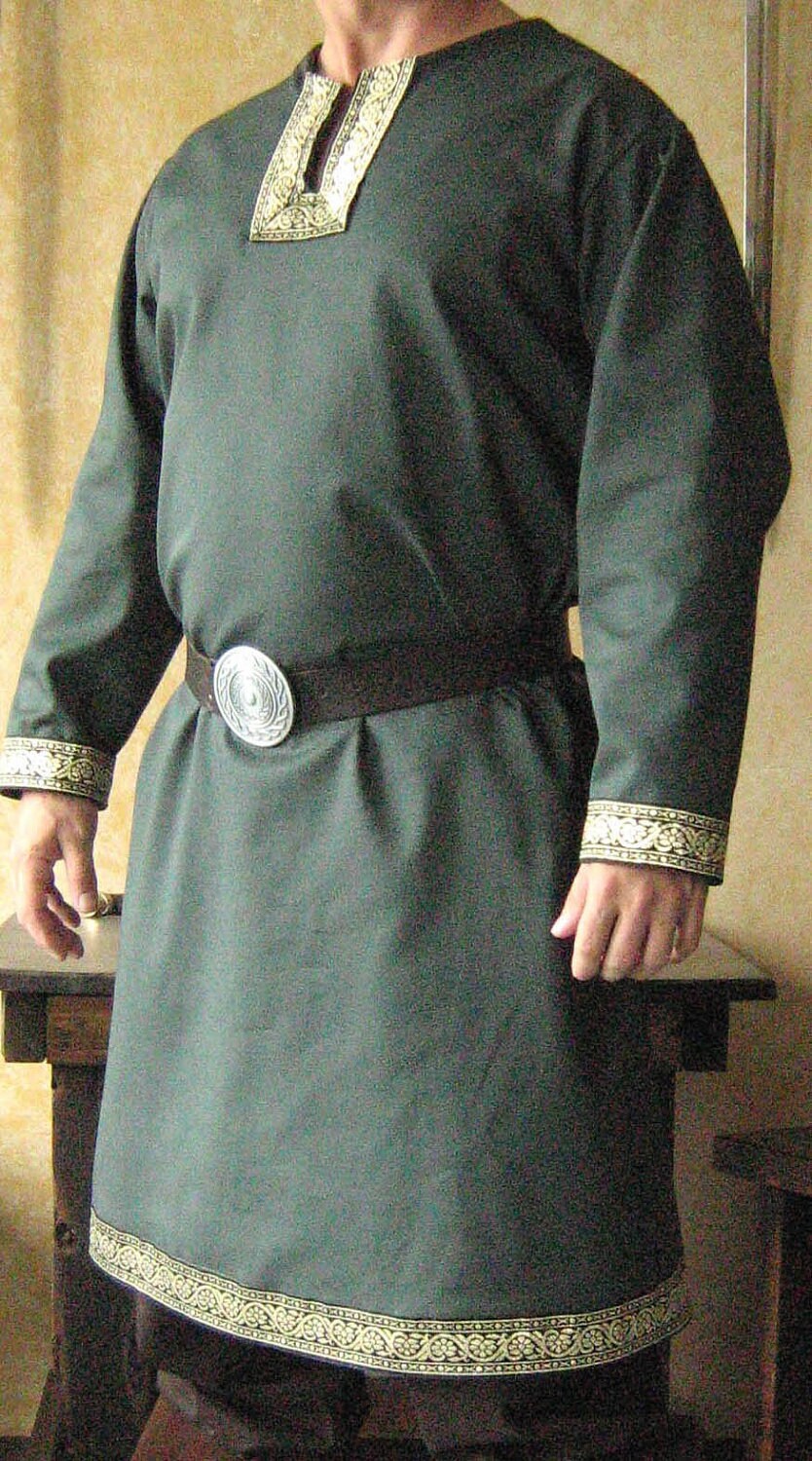 Medieval Celtic Viking Long Sleeves Shirt Deluxe | Etsy