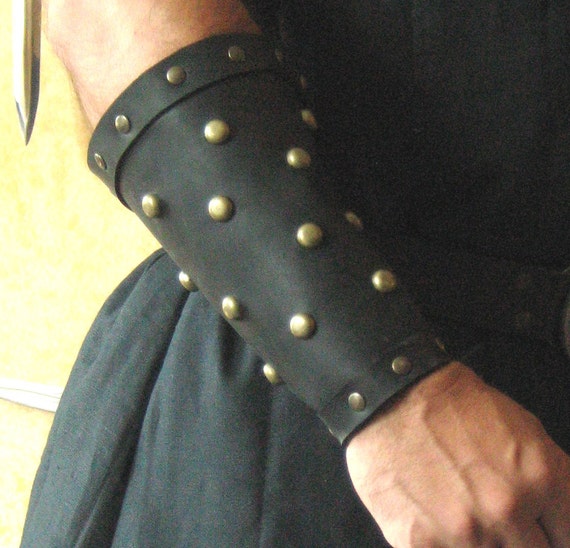 Studded Leather Arm Bracers