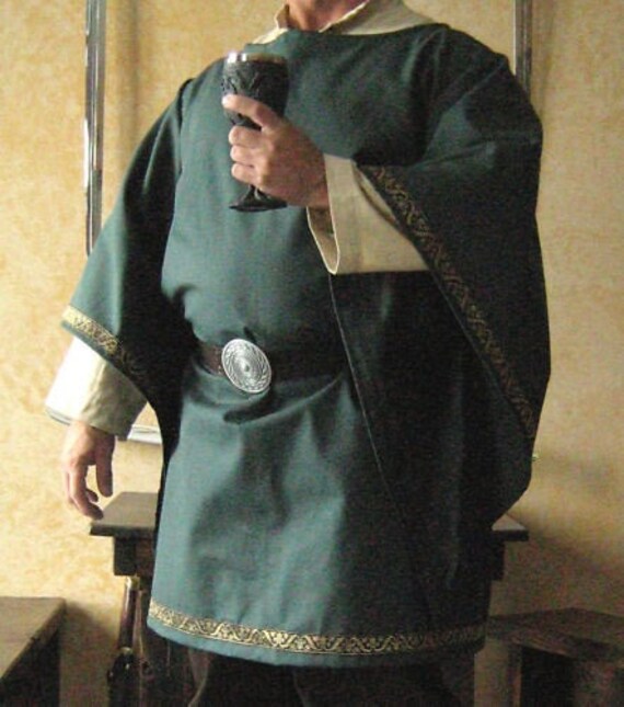 Medieval Celtic Viking Norman Shirt Mid-Arms Sleeves