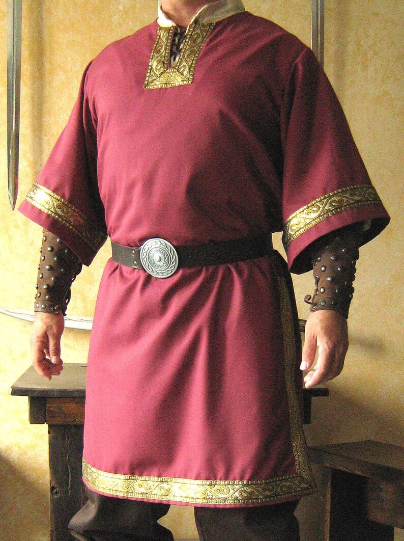 Medieval Celtic Viking Mid-arms Sleeves Shirt Deluxe - Etsy