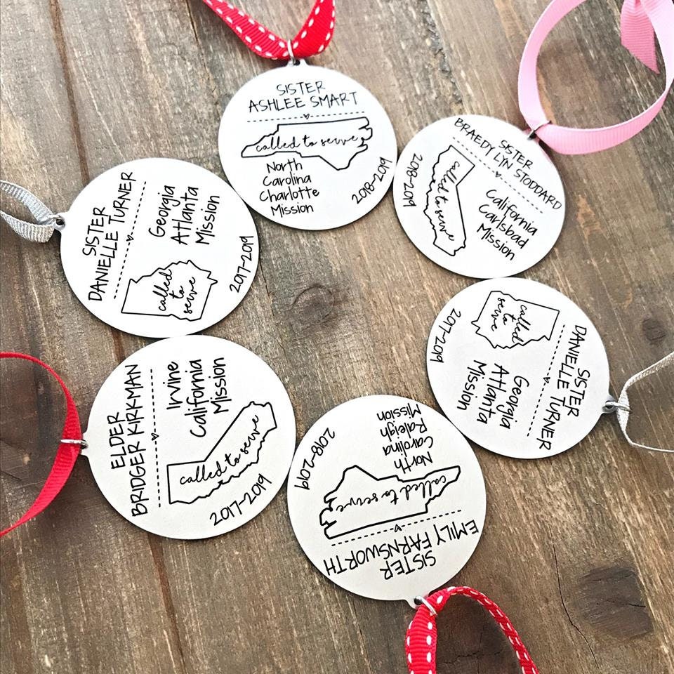 LDS Missionary Christmas Ornament Elder Missionary Christmas Etsy