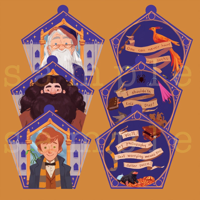 Collectible Wizard Cards epoxy charms Etsy