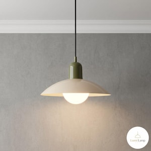 Lampadario nordico Bauhaus, lampada a sospensione minimalista in ferro battuto a forma di macaron per sala da pranzo, arredamento moderno per casa, studio e camera da letto.