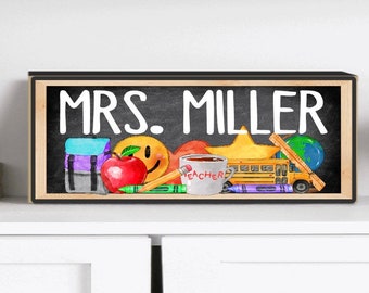 Teacher appreciation gift, Personalized teacher gift, school gift, principal gift, block sign, gift for teacher, Principal, secretary gift