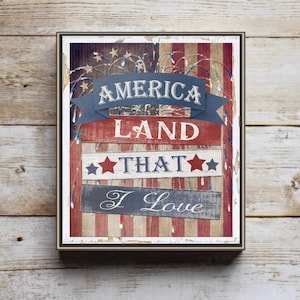 American Flag, 4th of July decor,  Americana, patriotic, Tiered tray decor, patriotic decor, USA, Independence Day, mini sign, Memorial Day