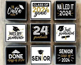 Graduation Decor, 2024 graduate, graduation Tiered tray decor, graduation favors, Graduation gift, wood graduation signs, congrats graduate