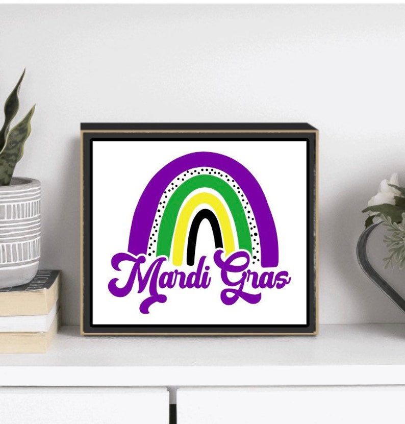 Mardi Gras Decor Mardi Gras Sign Mardi Gras Tiered Tray - Etsy