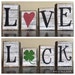 Valentine's Day decor, Farmhouse decor, St Patricks Day Decor, Valentine's decor, Wood LOVE Blocks, Snowflake decor, wood St. Paricks decor 