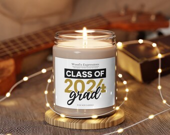 Graduation Candle gift, Scented Soy Candle, 9oz, funny grad gift, college grad, high school grad, best friend gift, gift for grad student