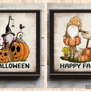 Reversible Fall Sign Reversible Fall Sign Halloween Decor Fall Decor Reversible - Etsy